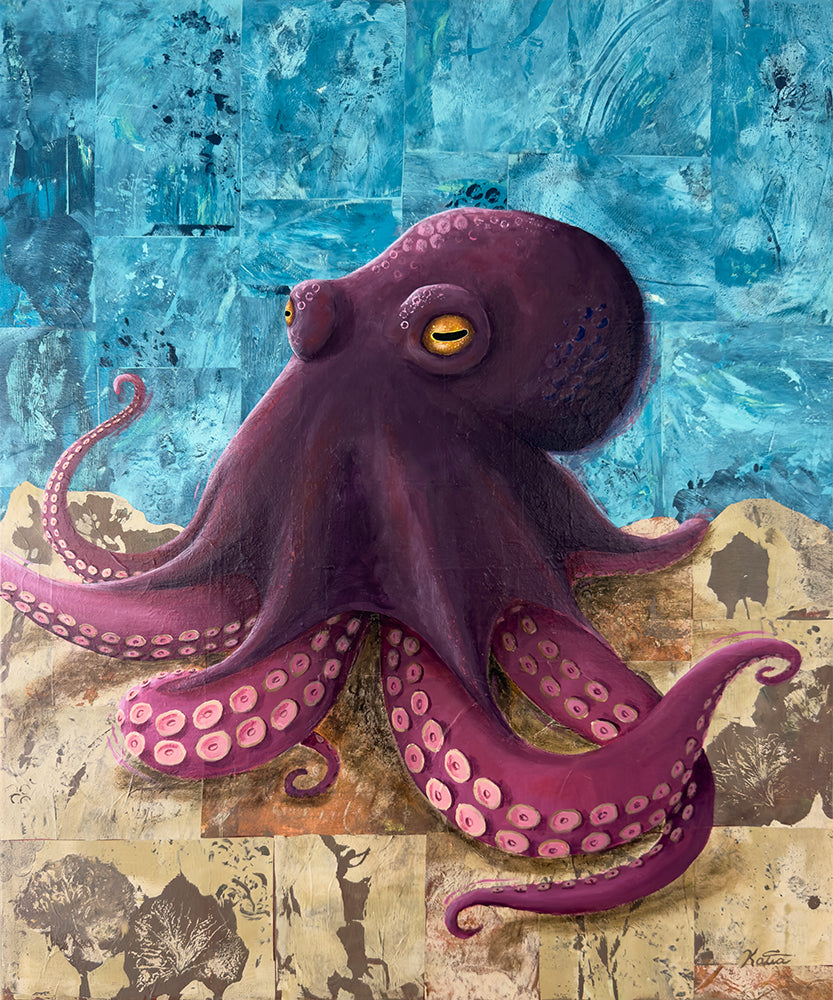 Stroll On The Ocean Floor print